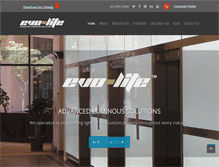 Tablet Screenshot of evo-lite.com